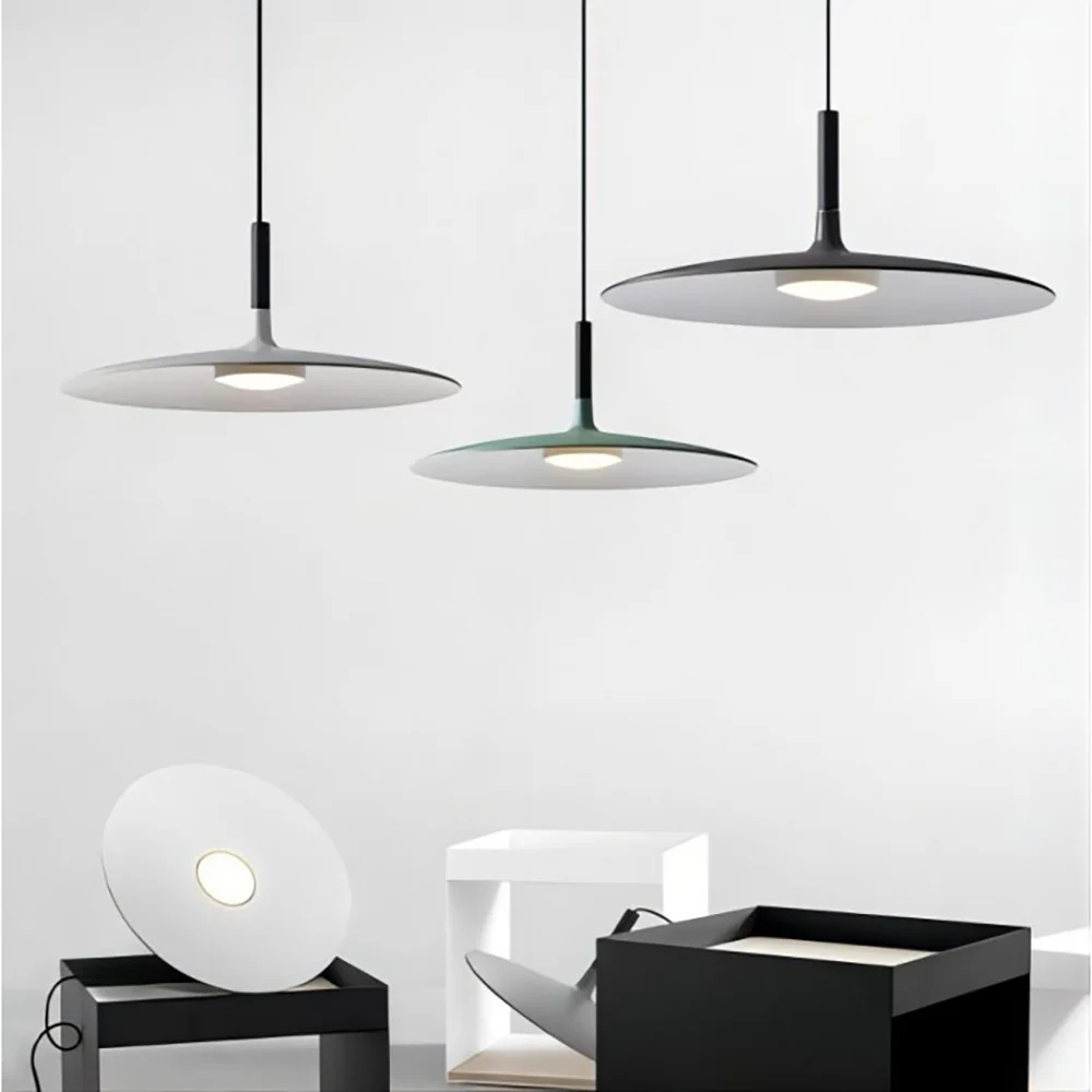 Clio Minmilist Flat Cone LED Pendant Light