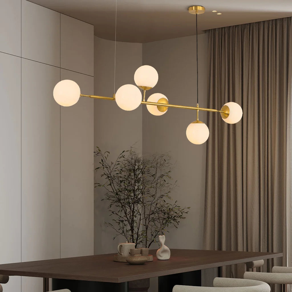 Lampada a sospensione Maytoni Basic Form con 5 sfere in vetro compra online