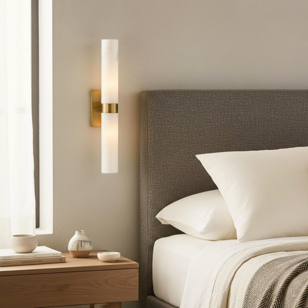Marcellus Modern Alabaster Double Tube Wall Sconce3.jpg__PID:65b7a805-fd16-4378-b126-3f10967772fa