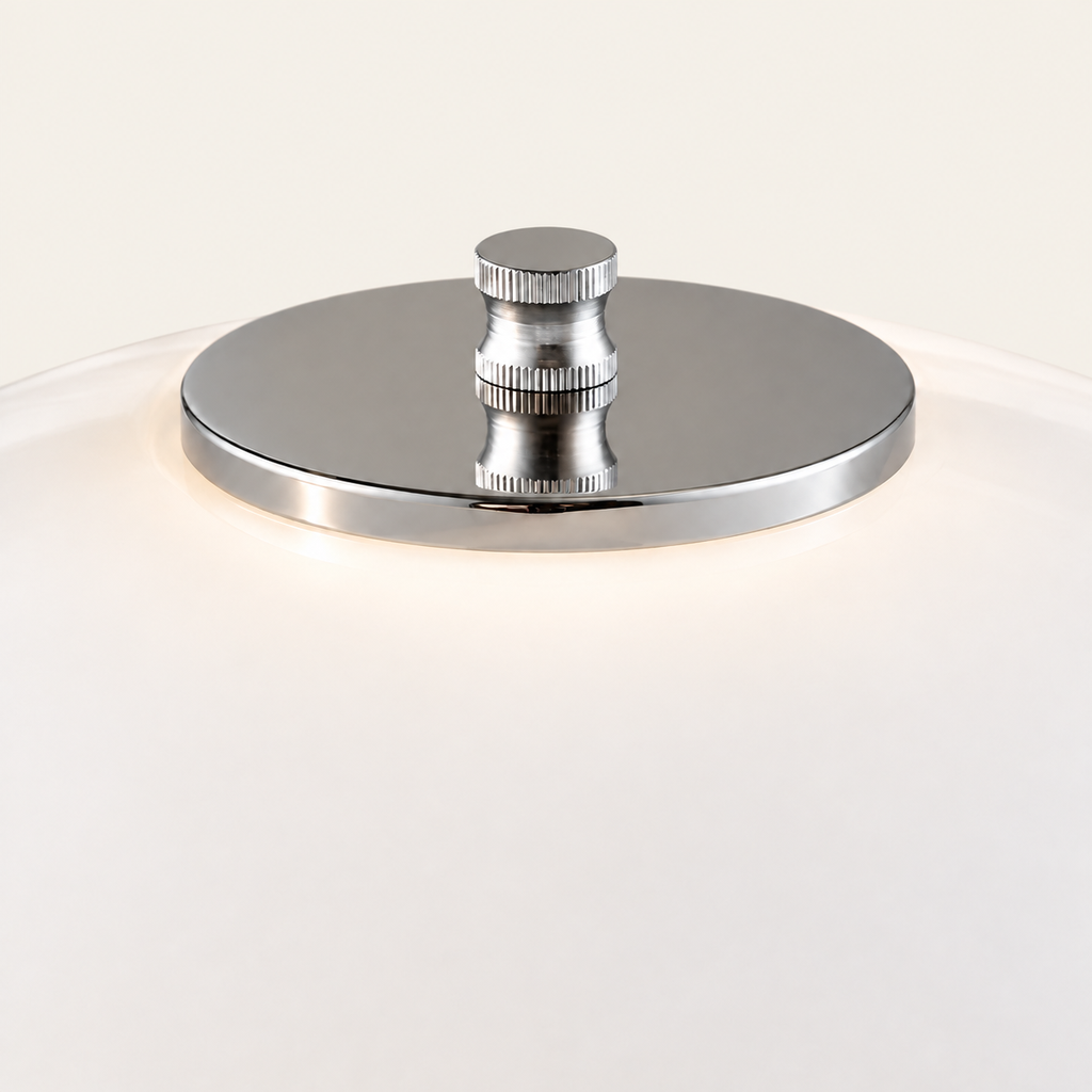 Close view of the Chiron top finial