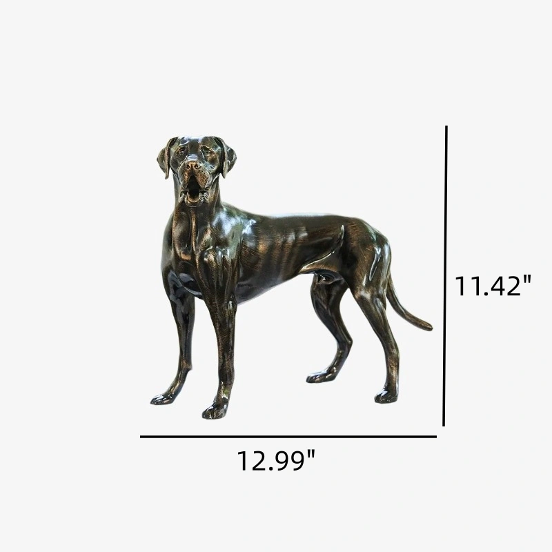 Dimensions d'origine du modèle Rune F : dogue allemand debout