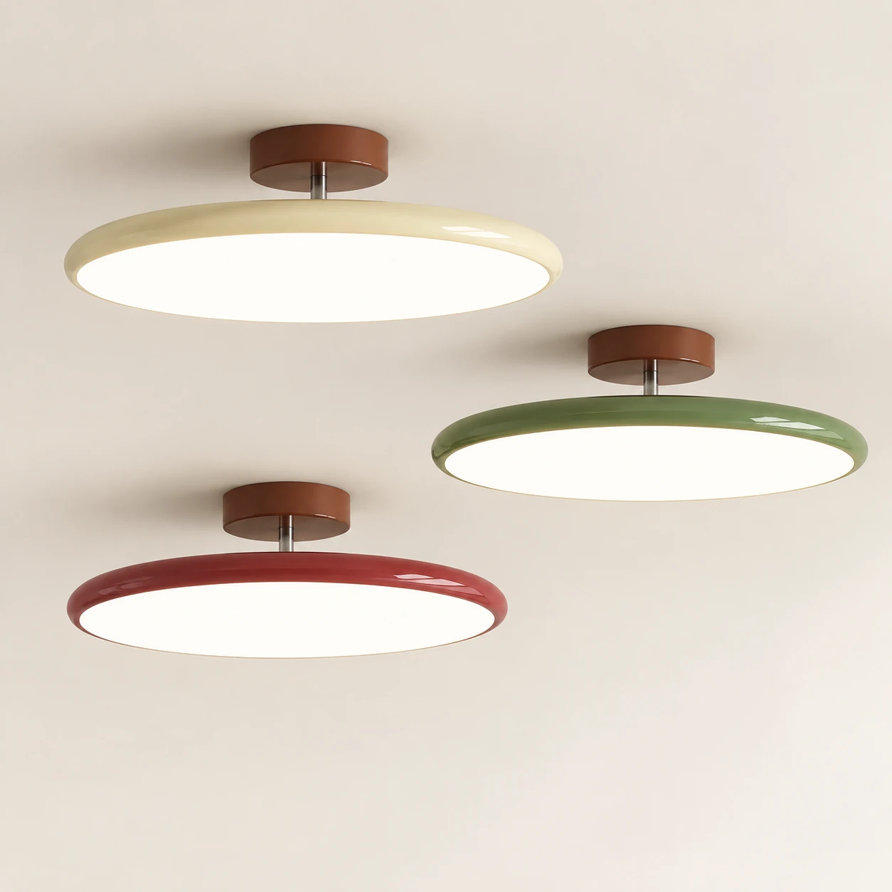 Lampe de plafond ronde réglable Siren Nordic