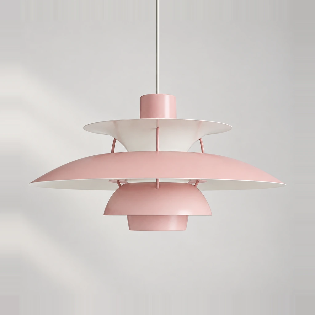 Sakura Pink layered pendant