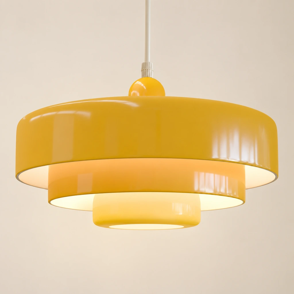 Three nested metal tiers and open light gaps