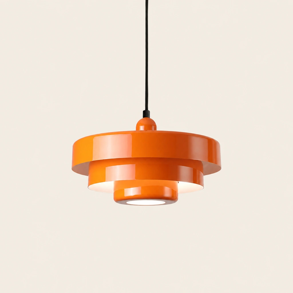 Orange Aetna pendant