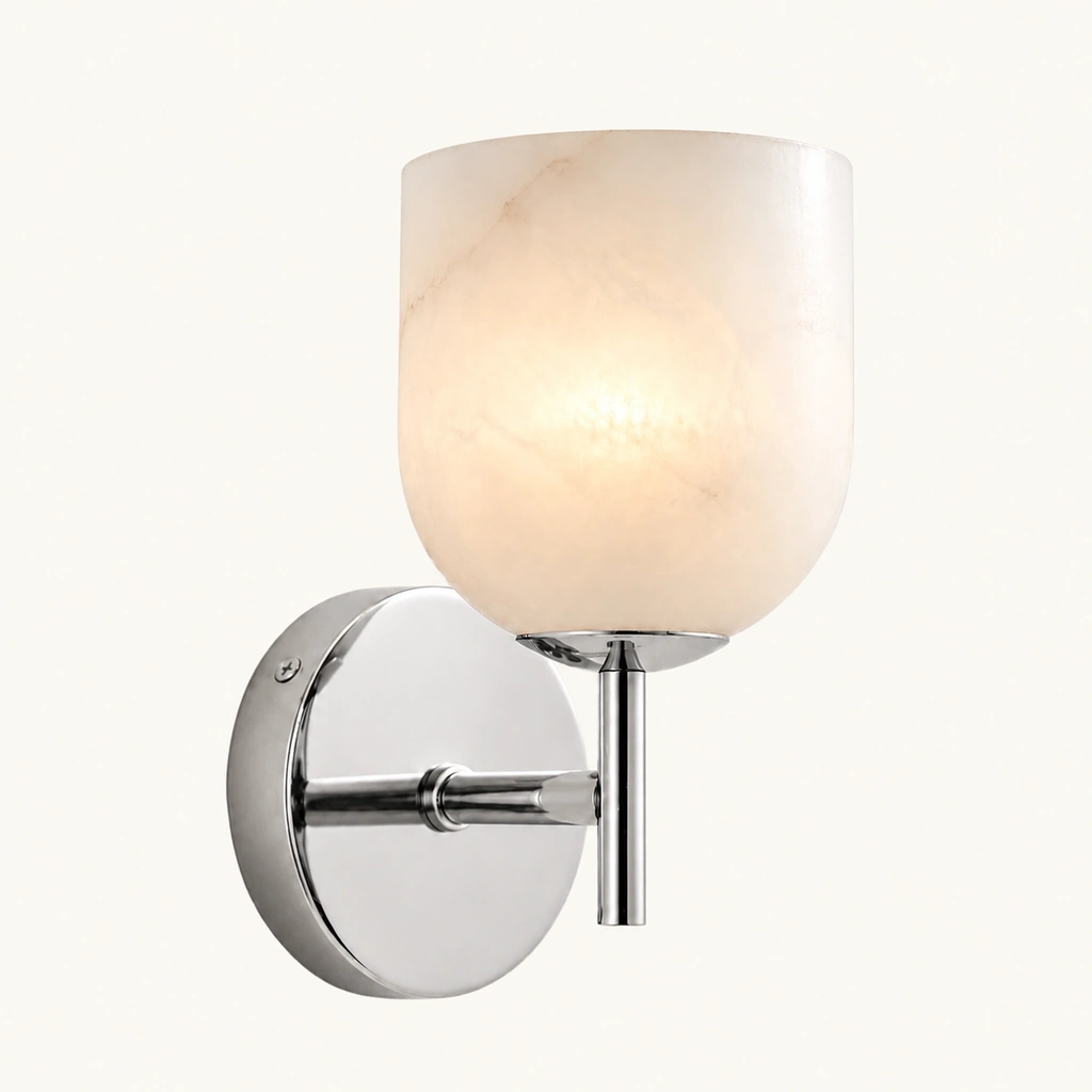 Vireo Glass and Stone Wall Sconce — sku
