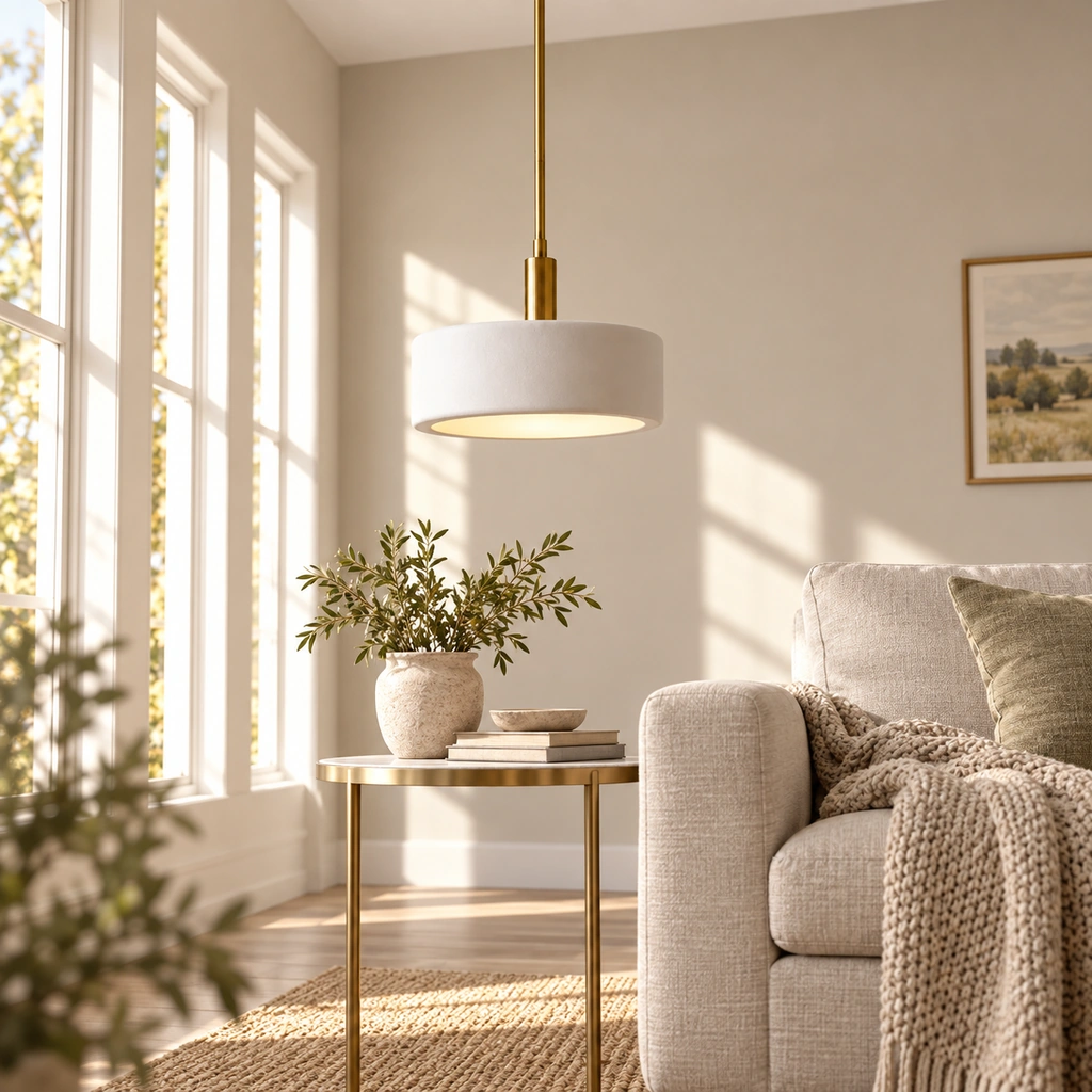 Margot Porcelain Pendant Light — scene