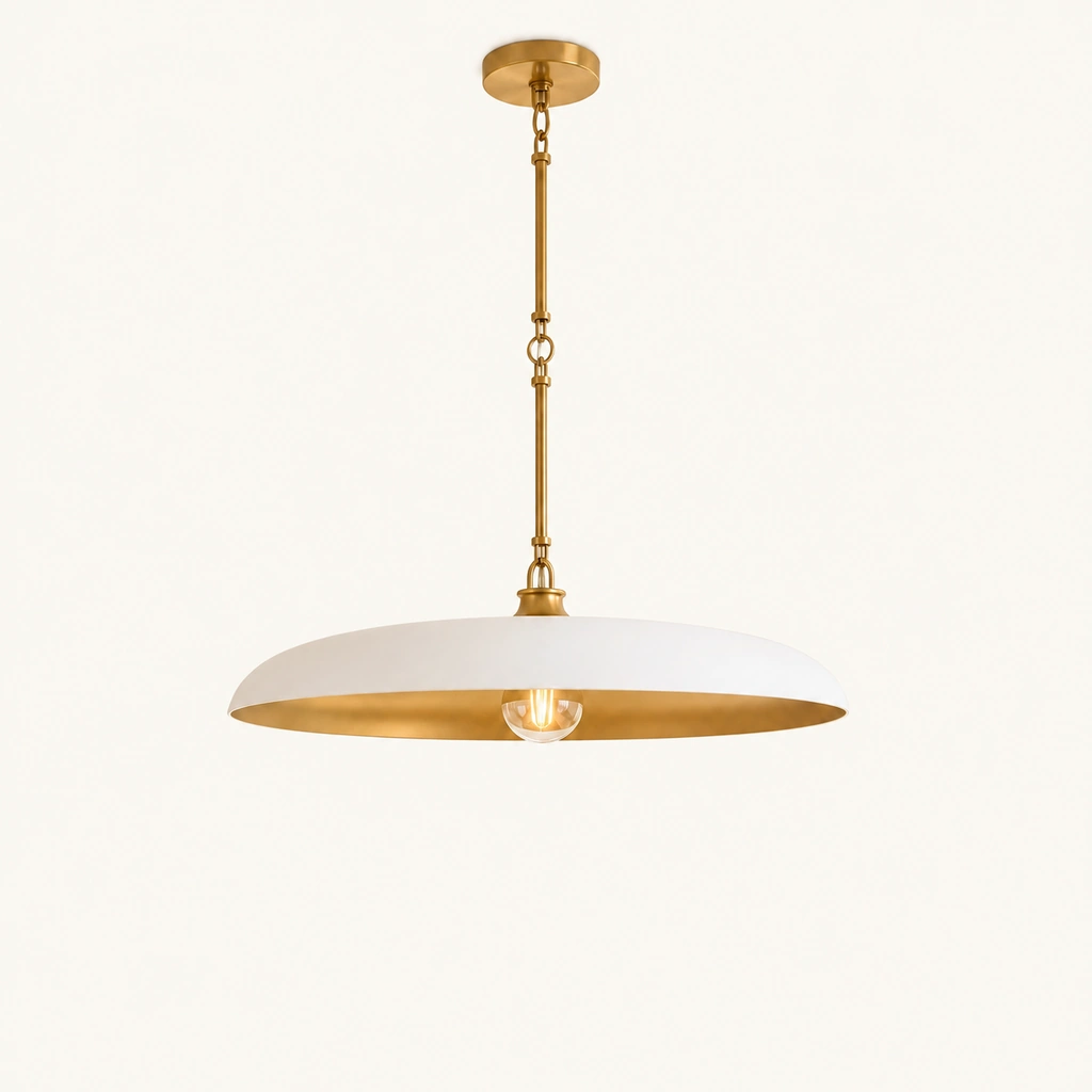 Quin Metal Disc Pendant Light — sku