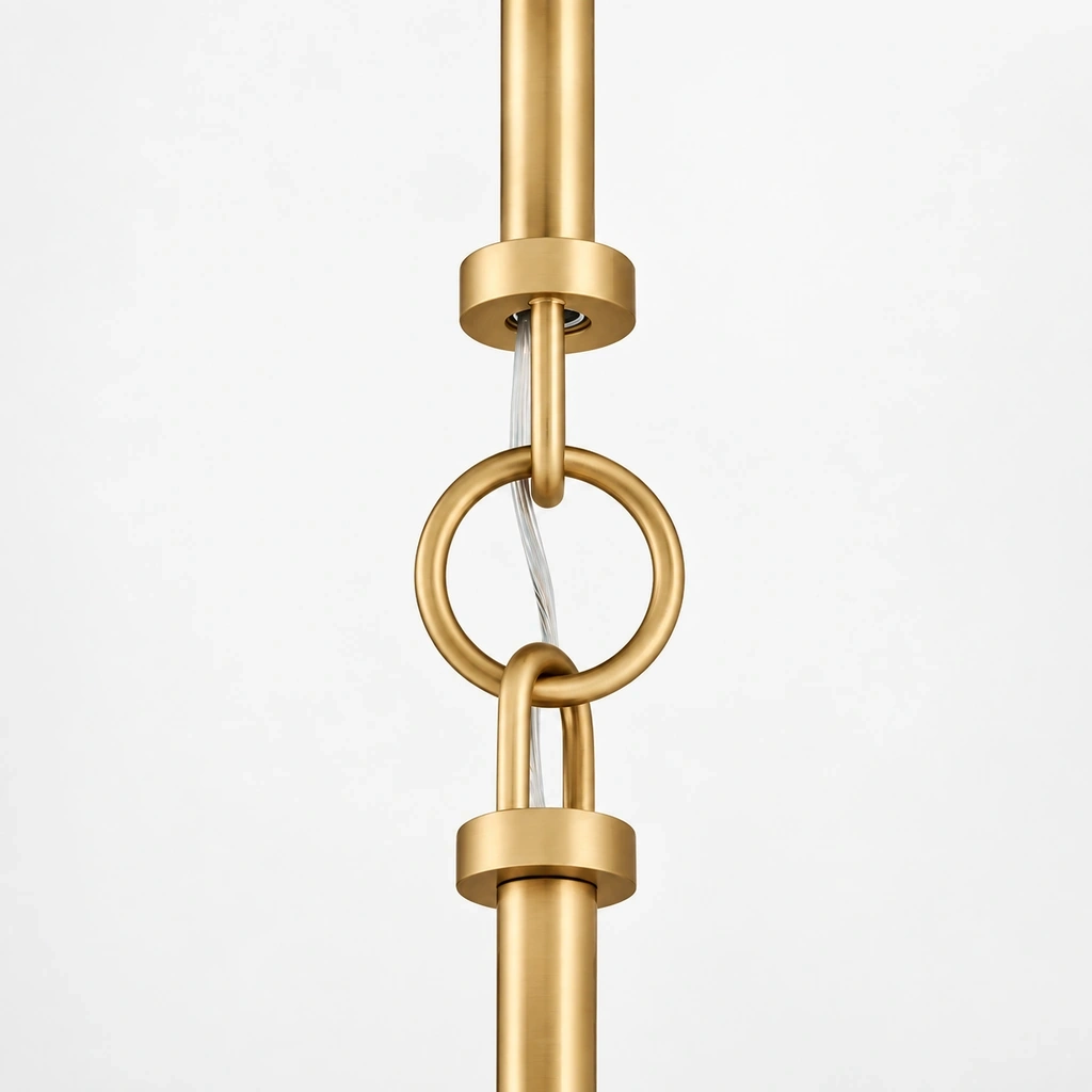 Quin metal suspension link and slender stem