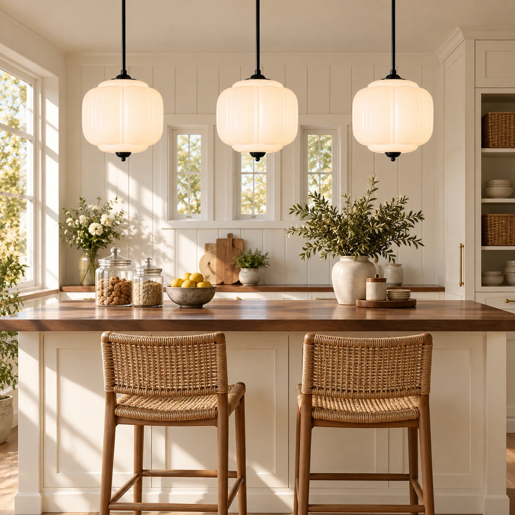 Lumi Eloise Glass Pendant Light — scene