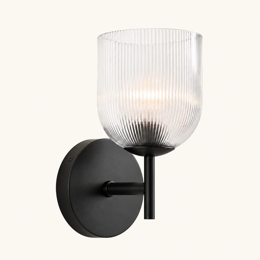 Vireo Glass and Stone Wall Sconce — sku