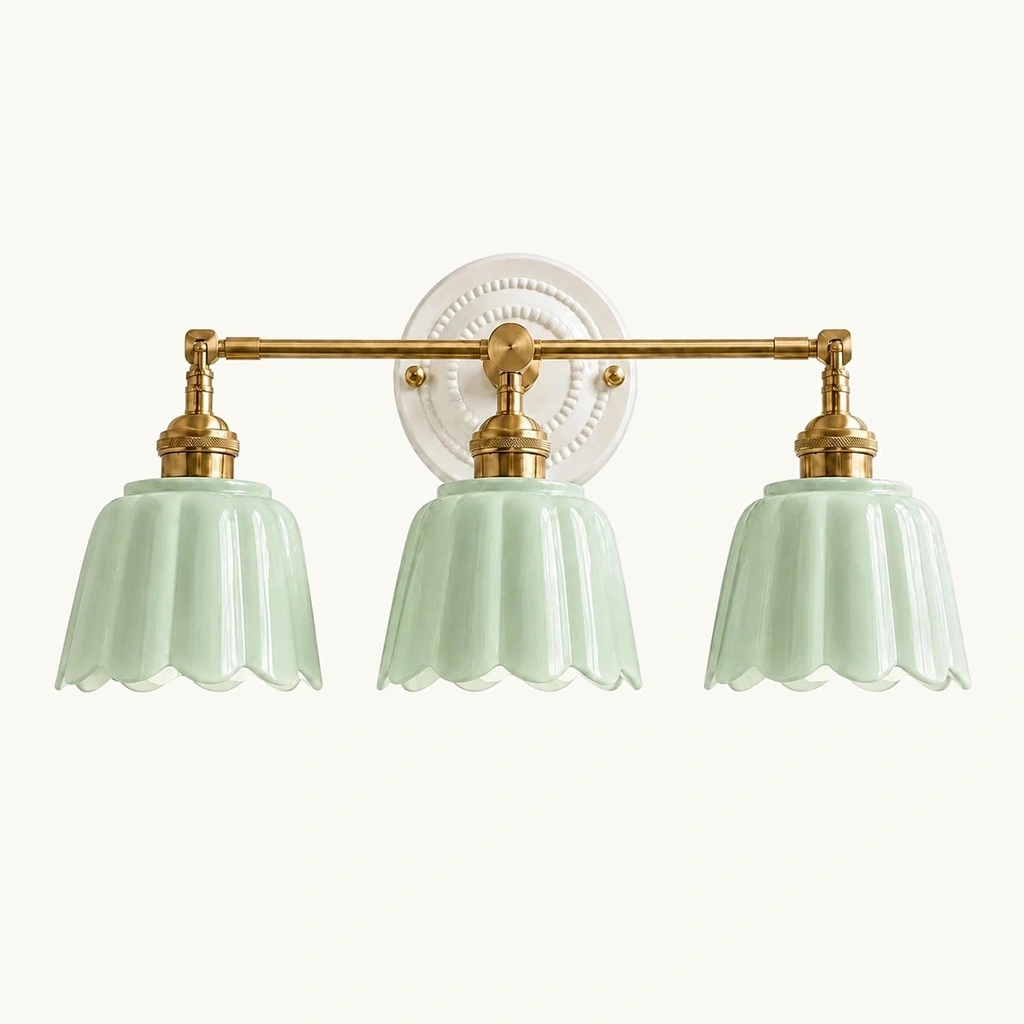 Lior Ceramic Flower Wall Sconce — sku