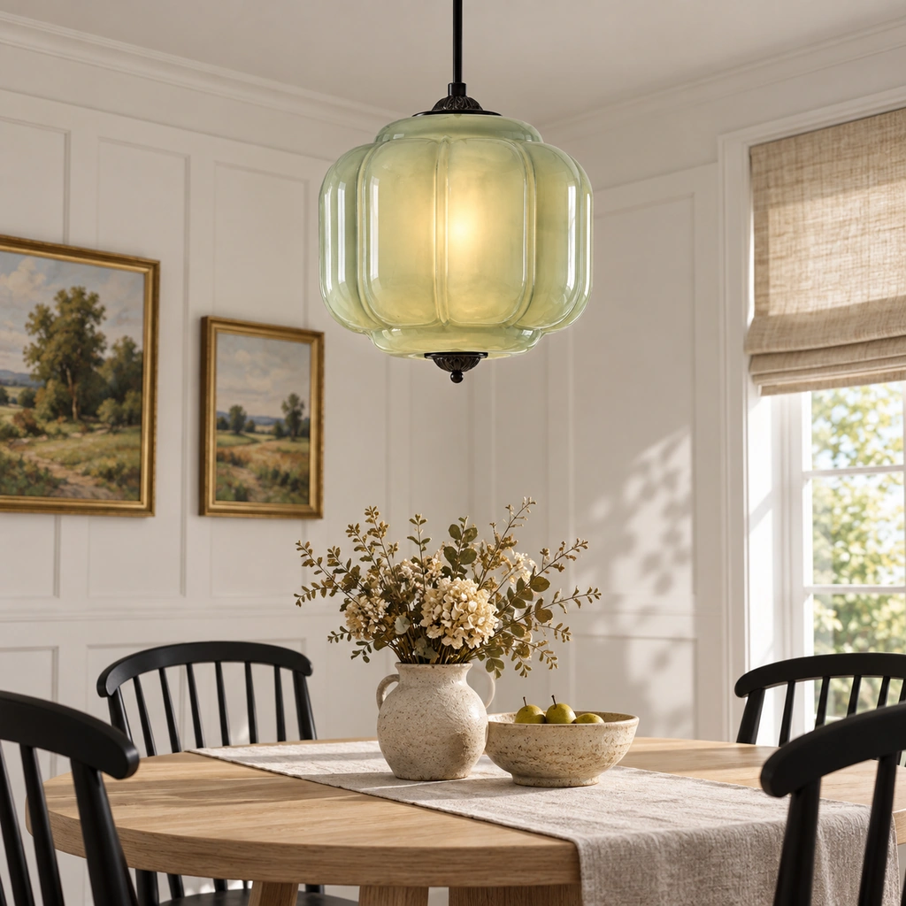 Lumi Eloise Glass Pendant Light — scene