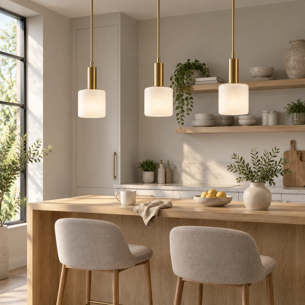 Margot Porcelain Pendant Light — scene