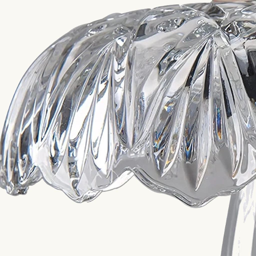 Sylvie Glass Flower Pendant Light — detail