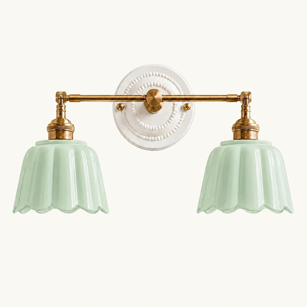 Lior Ceramic Flower Wall Sconce — sku