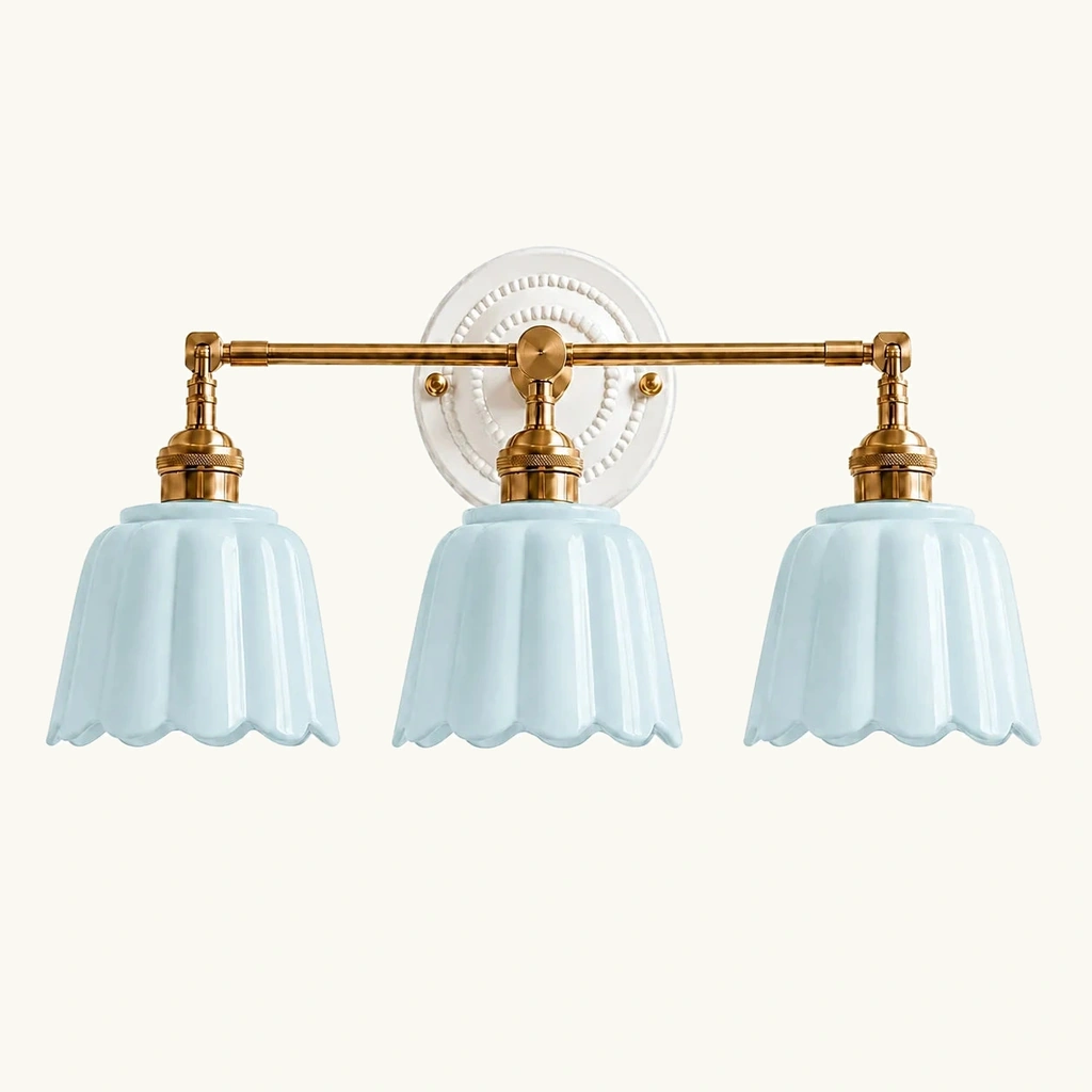 Lior Ceramic Flower Wall Sconce — sku