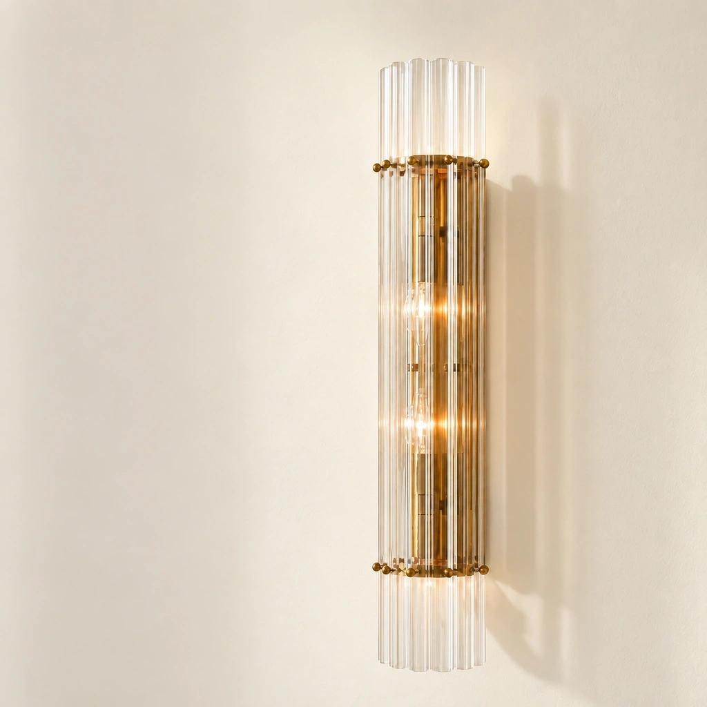 Merrick · Tumbled Brass · 4 lights