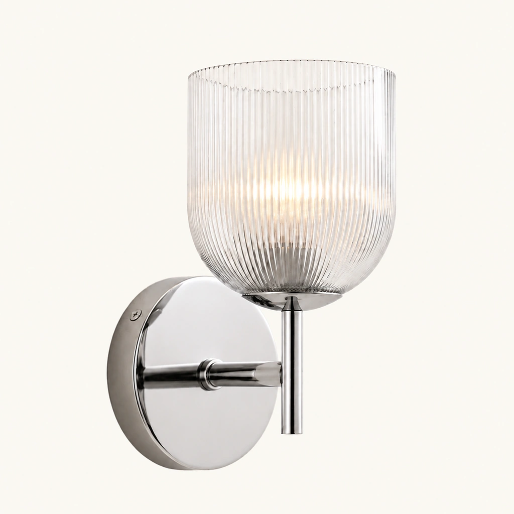 Vireo Glass and Stone Wall Sconce — sku