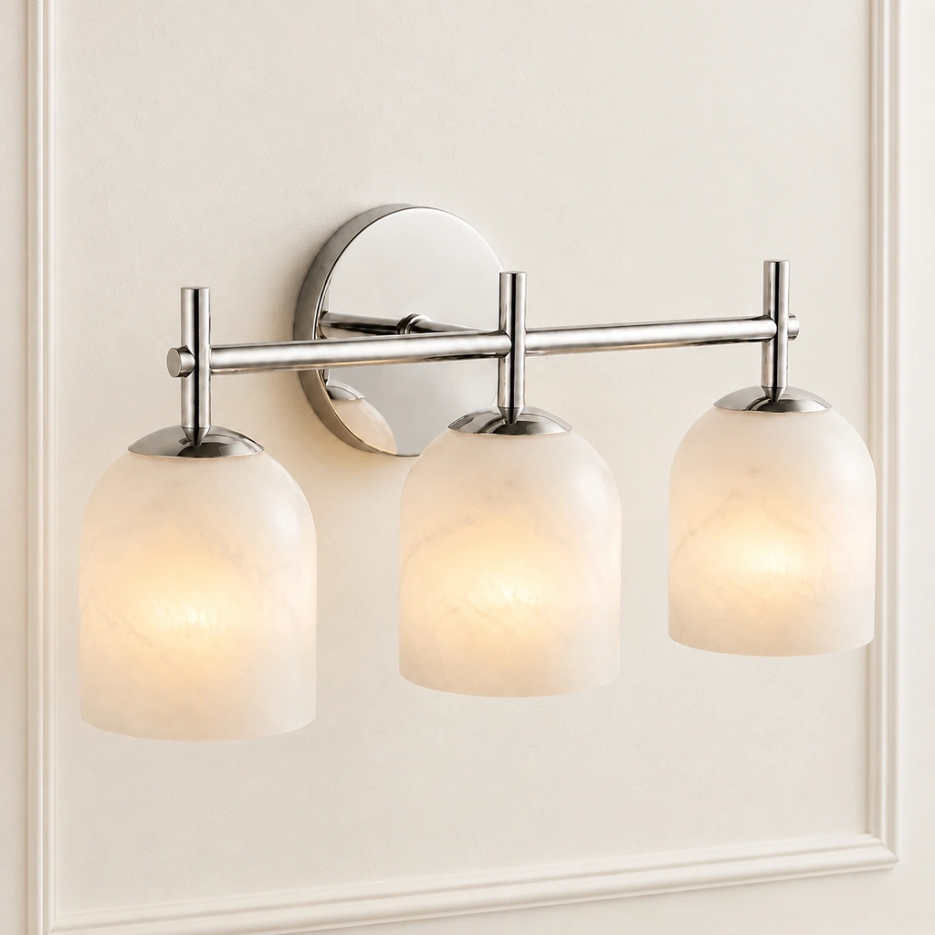 Vireo · Alabaster · Nickel · 3-head