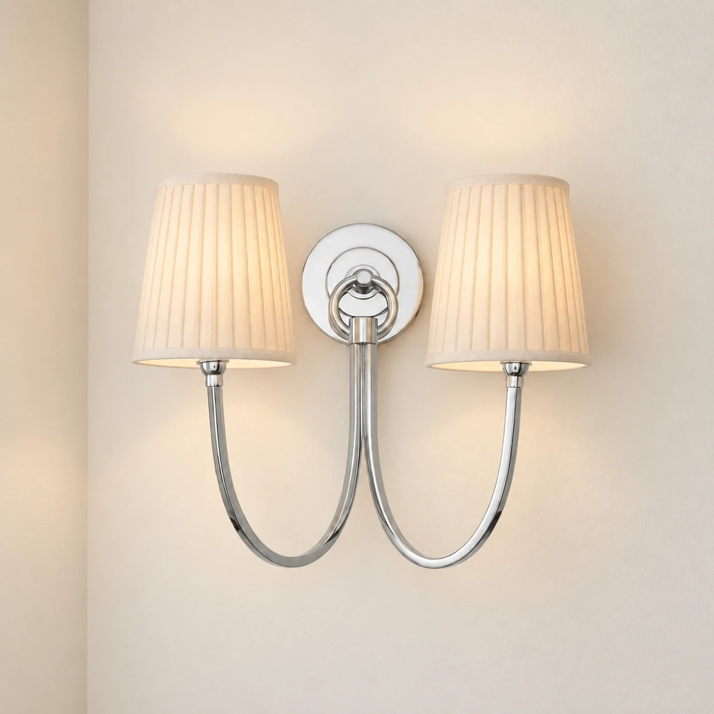 Hollis · Pleated · Nickel