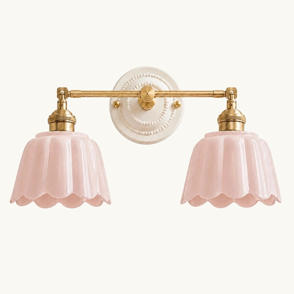 Lior Ceramic Flower Wall Sconce — sku