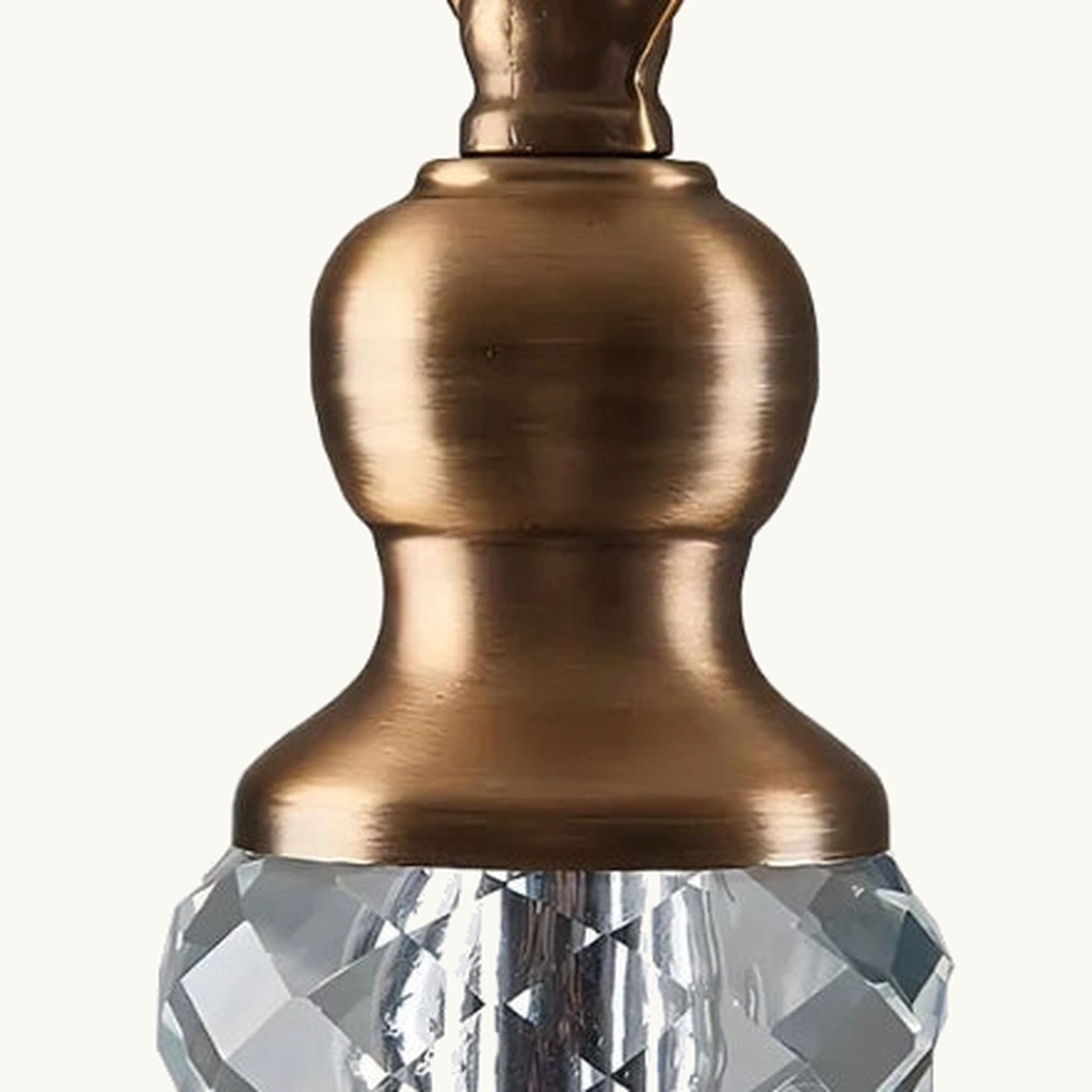 Sylvie Glass Flower Pendant Light, detail view 6
