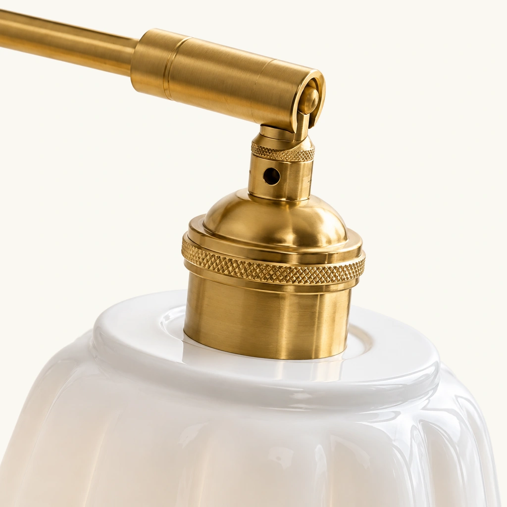 Lior Ceramic Flower Wall Sconce — detail