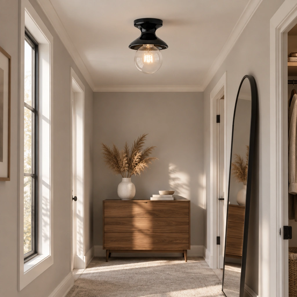 Jenna Ceramic Ceiling Light — scene