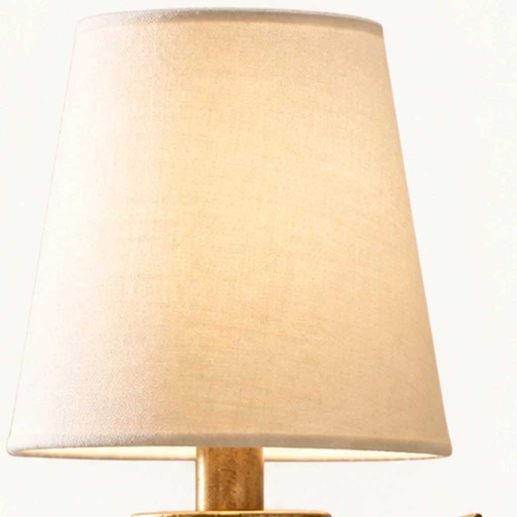 Celia Botanical Linen Wall Sconce — detail