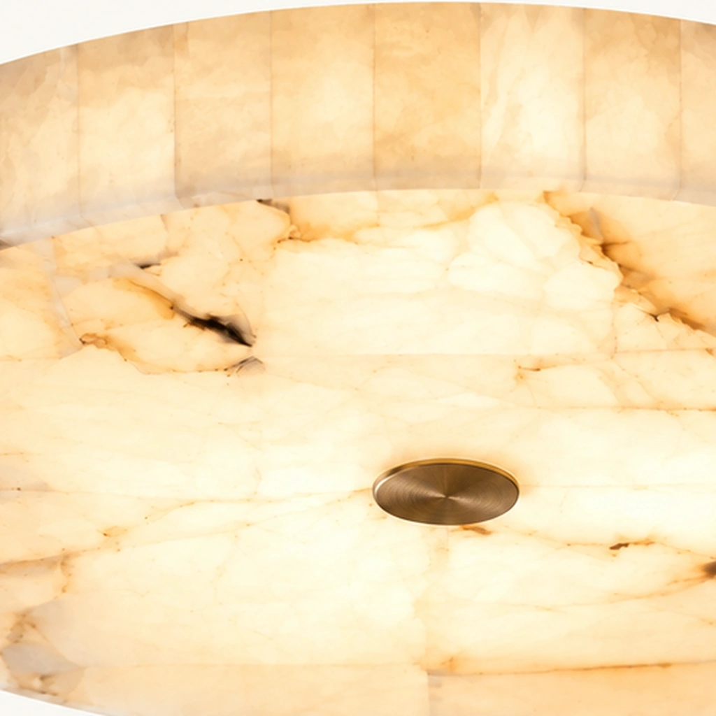 Kelly Alabaster LED Ceiling Light — detail