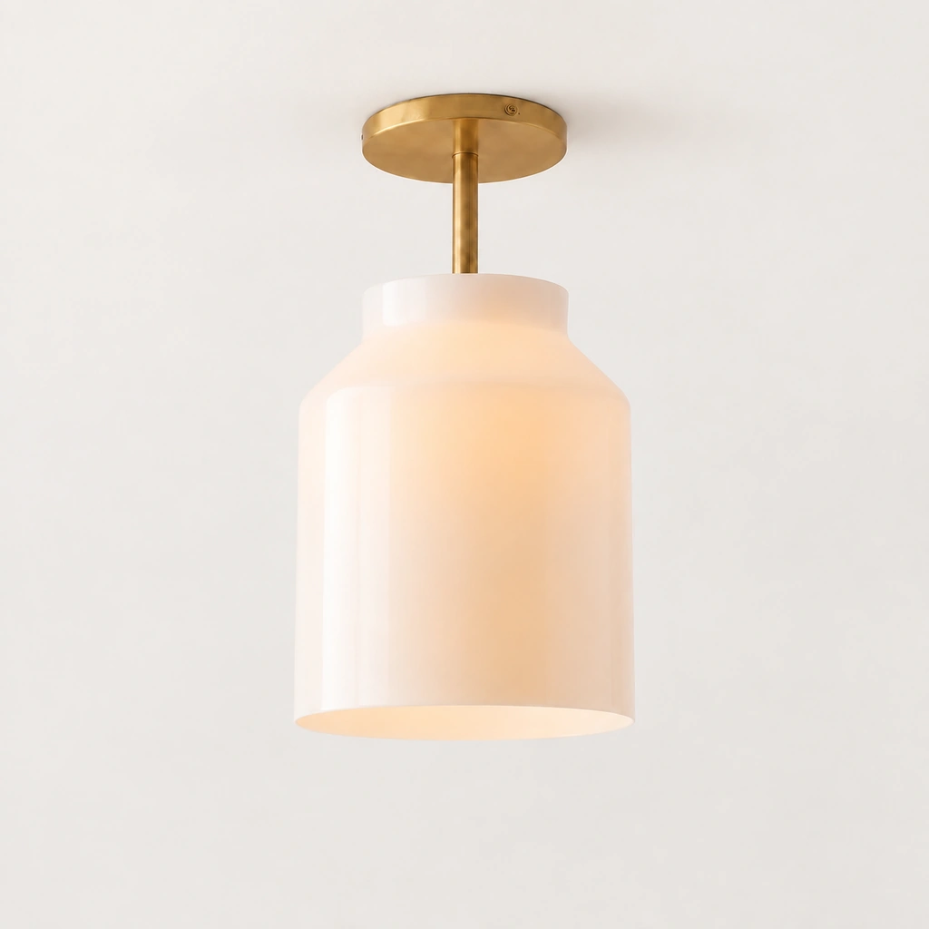 Nerys · Milk Glass · compact