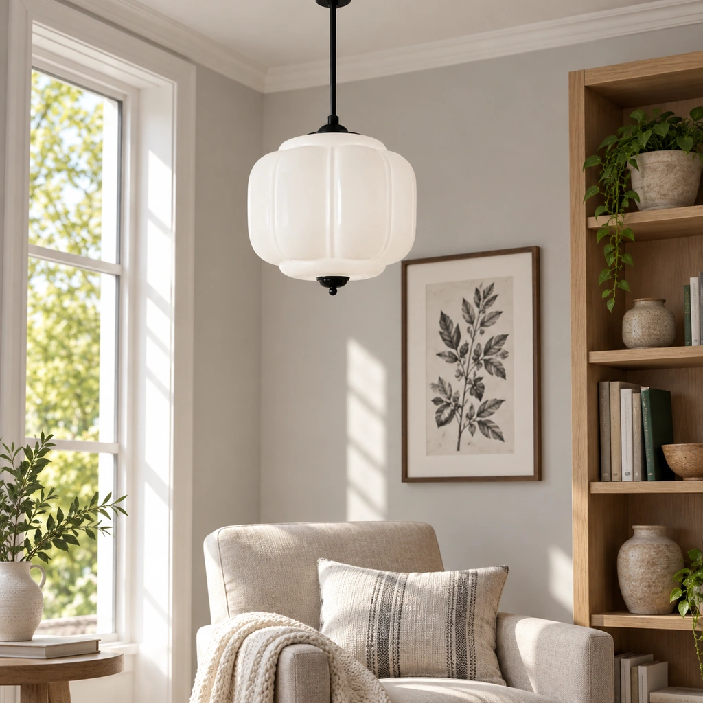Lumi Eloise Glass Pendant Light — scene