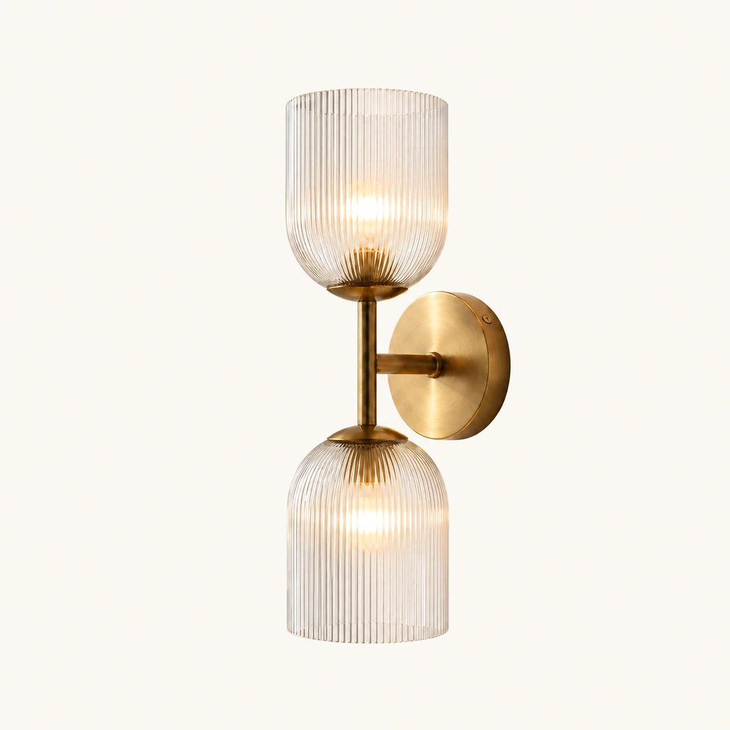 Vireo Glass and Stone Wall Sconce — sku