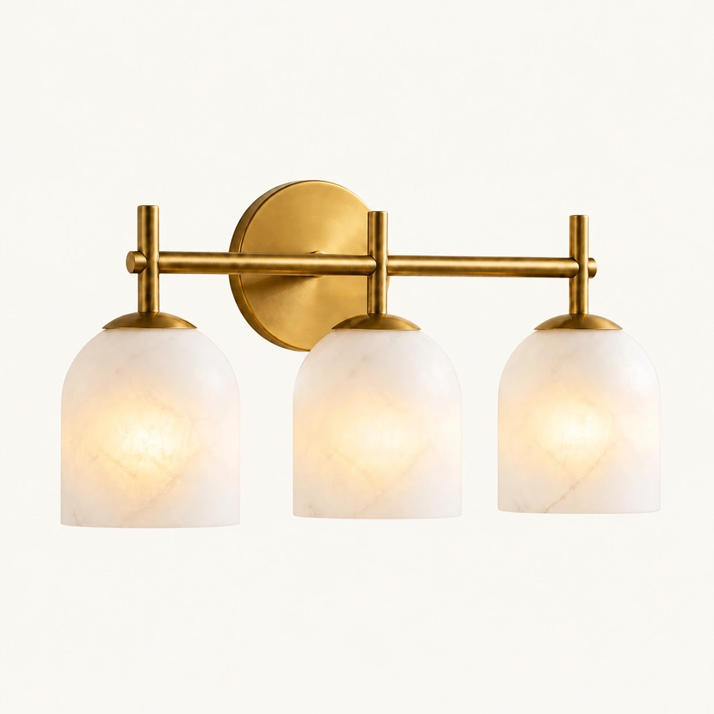 Vireo Glass and Stone Wall Sconce — sku
