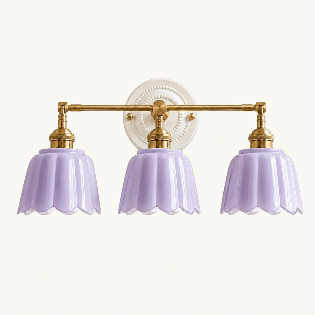 Lior Ceramic Flower Wall Sconce — sku