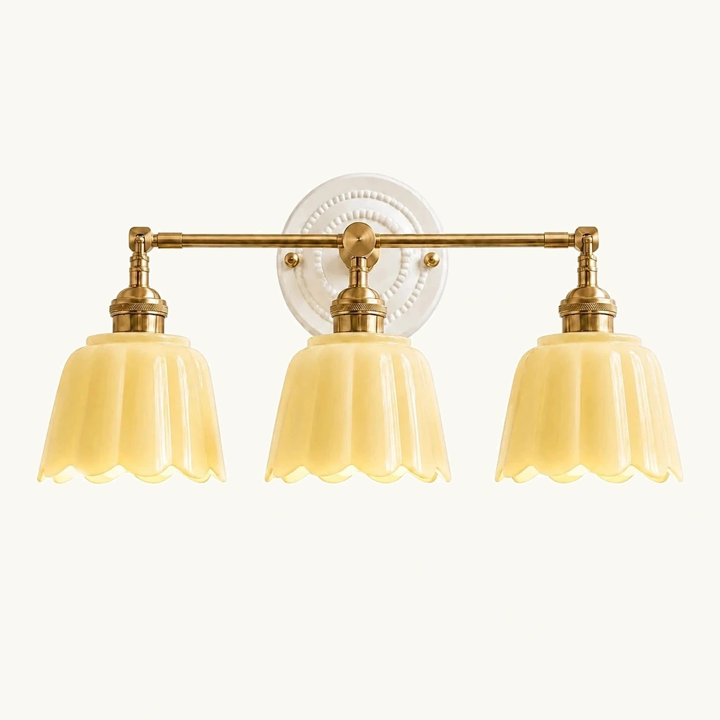 Lior Ceramic Flower Wall Sconce — sku