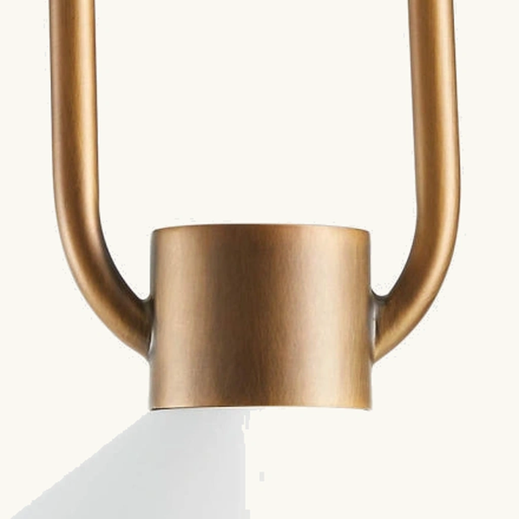 Zane Metal Cone Pendant Light — detail