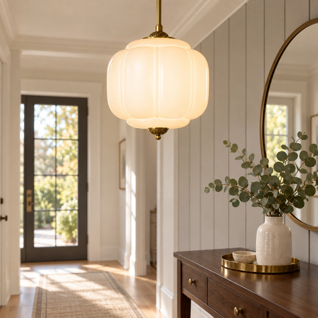 Lumi Eloise Glass Pendant Light — scene