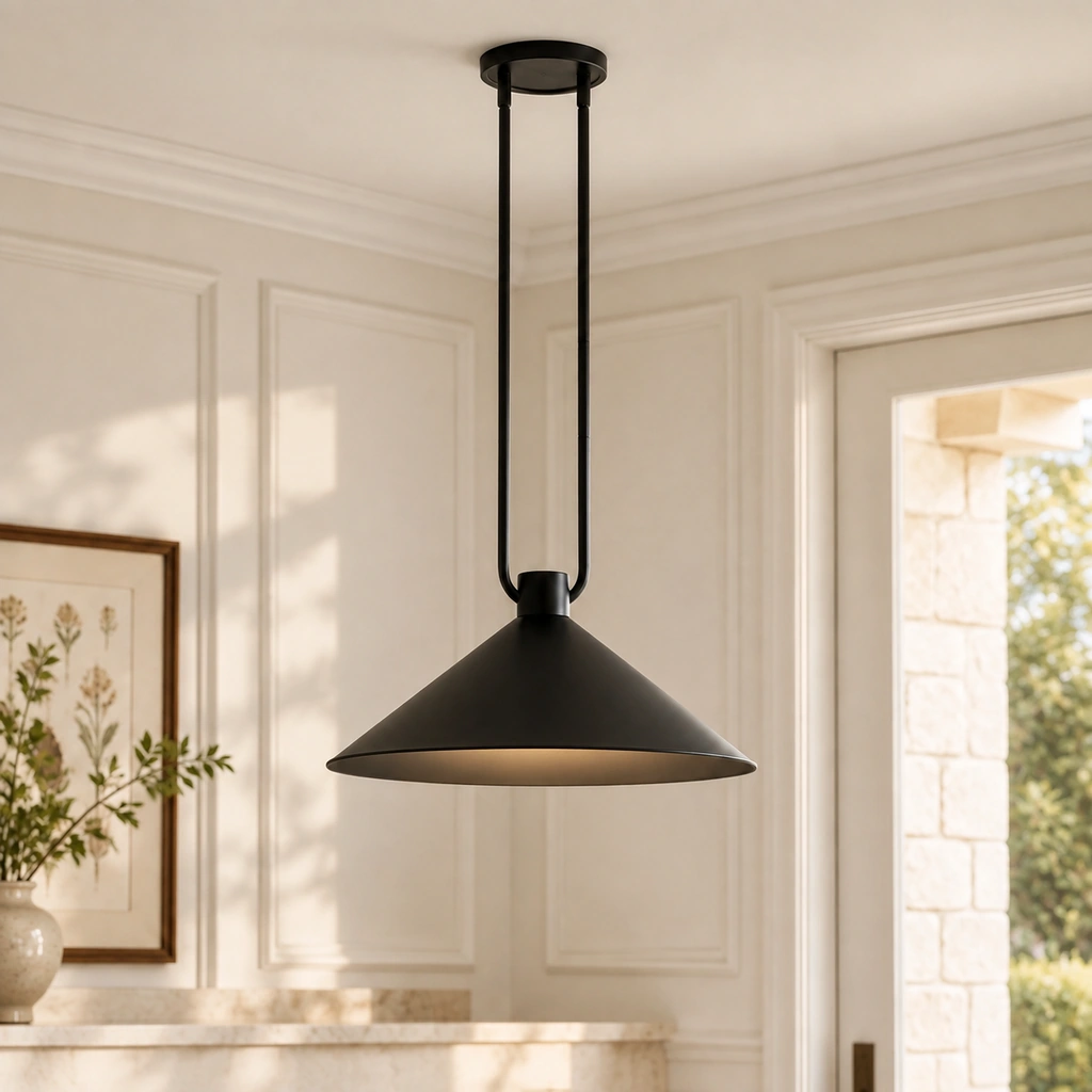 Zane pendant in Black