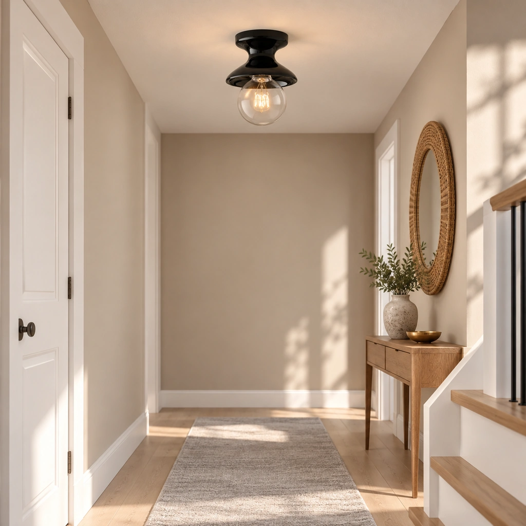 Jenna Ceramic Ceiling Light — scene