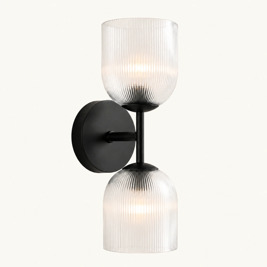 Vireo Glass and Stone Wall Sconce — sku