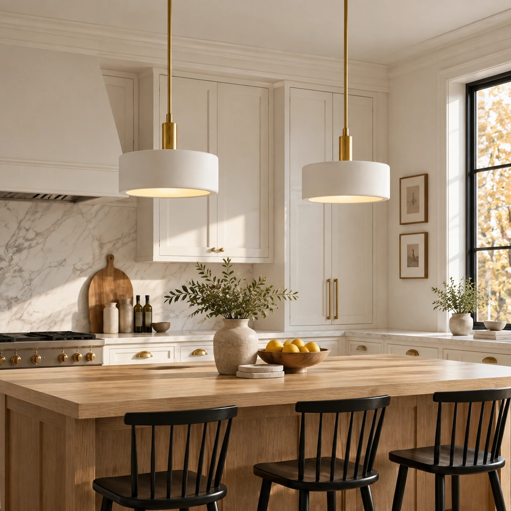 Margot Porcelain Pendant Light — scene