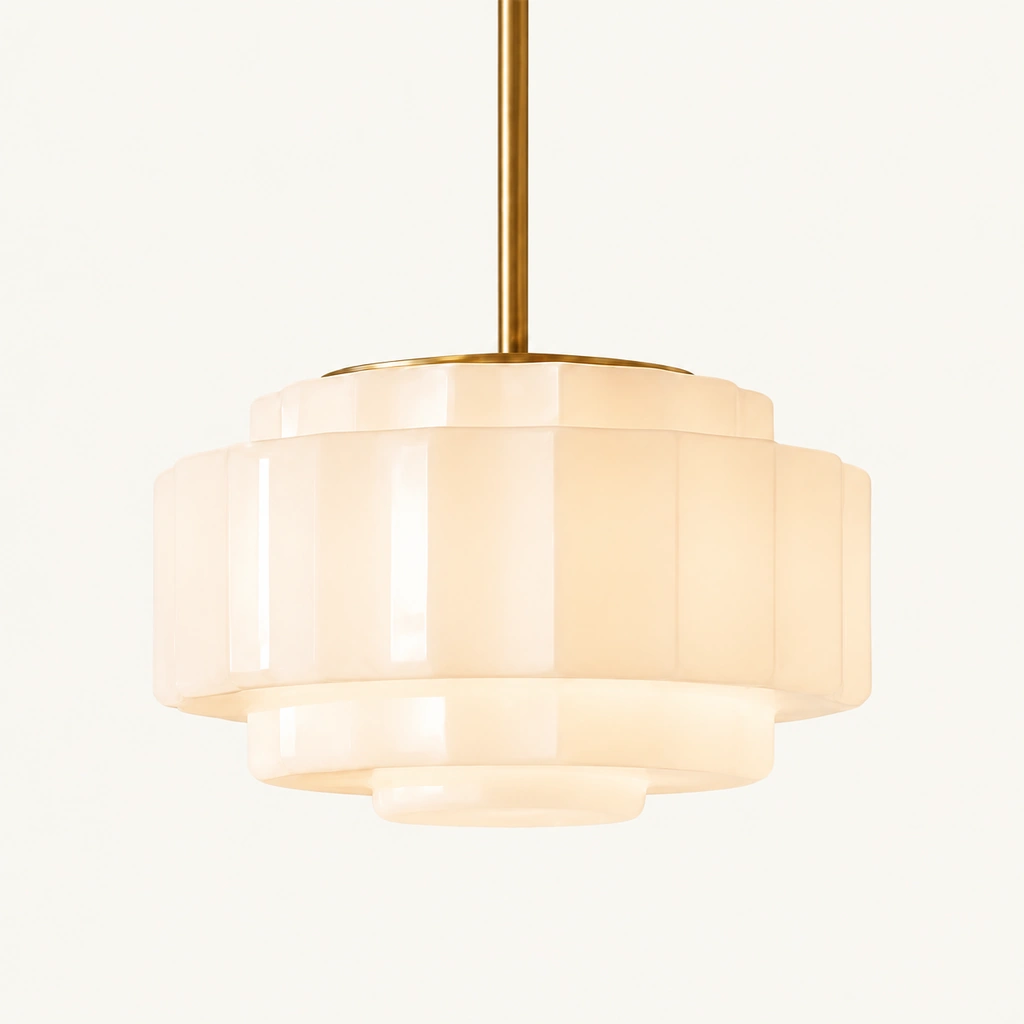 Iris Tiered Glass Pendant Light — sku