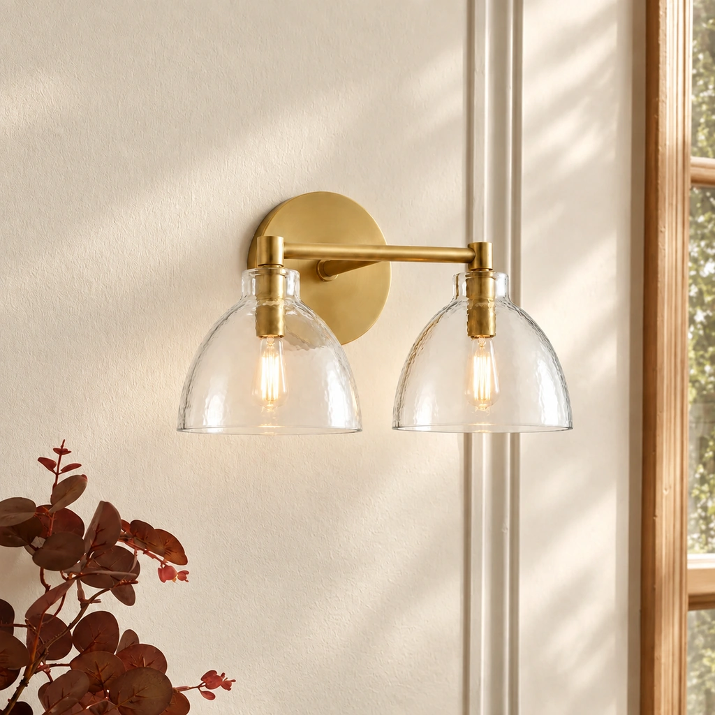 Xeno · Brass · 2 lights