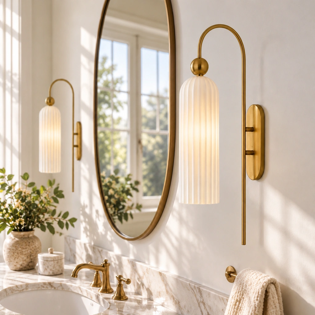 Azura · Set of 2 · Milk Glass