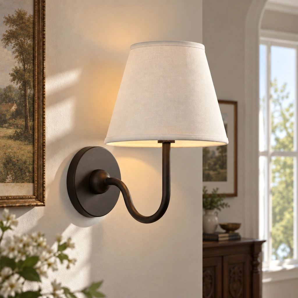 Tansy · Plain · Antique Bronze · 1 light