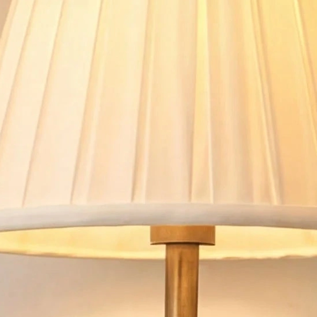 Tansy Linen Shade Wall Sconce — detail
