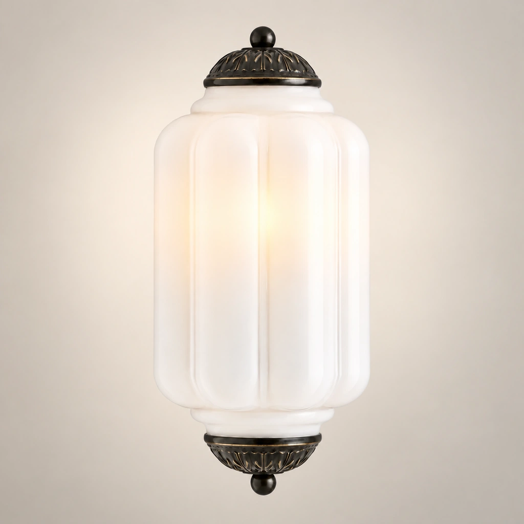 Lumi Eloise · White Glass + Black