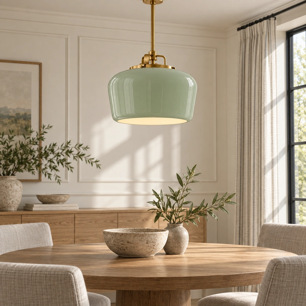 Aster Glass Pendant Light — scene